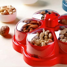Supermom Lotus Shape Rotating Dry Fruit & Snack Organizer Box Compartments (1 Pc) - justgrabit.in | Just Grab It