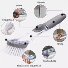 2 - in - 1 Dishwashing Brush, Long Handle Wash Pot Brush Washing Dish - Justgrabit Inc.