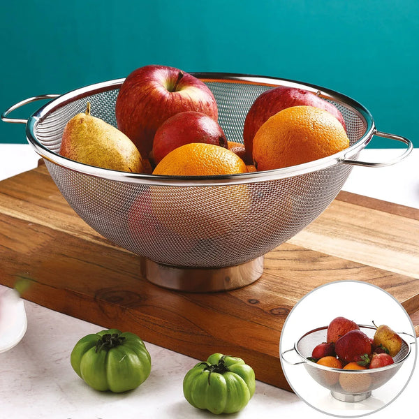 Apex Stainless Steel Mesh Colander - Justgrabit Inc.