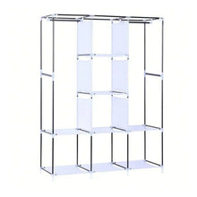 Big 8 Compartment Portable and Collapsible Wardrobe Racks (1 Set) - Justgrabit Inc.
