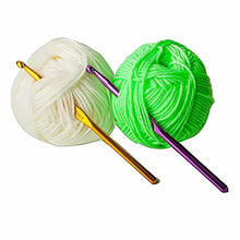 Aluminium Multicolor Knitting Needles, Crochet Kit (12 Pcs Set) - justgrabit.in | Just Grab It