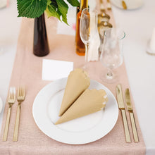 Disposable Scalloped Edge Tissue Napkins Set (120 Pc) - justgrabit.in | Just Grab It