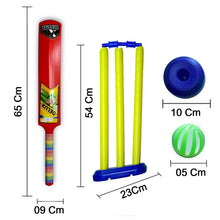 Plastic Cricket Set with Stump,Ball and Bat Kit - Justgrabit Inc.