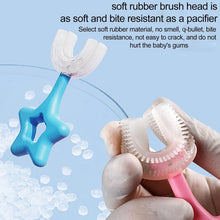 Star / U - Shape Silicone Manual Toothbrush (1 Pc) - justgrabit.in | Just Grab It