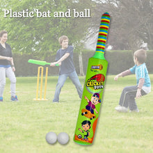 Combo of Light Weight Plastic Bat, Ball & Hockey for Kids, Boys, Indoor, Outdoor Play - Justgrabit Inc.