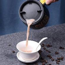 Self Stirring Mug With Lid used in all kinds of household and official places for serving drinks, coffee, any types of beverages etc. (1 Pc / 400 ML) - Justgrabit Inc.