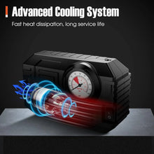Tire Inflator Portable Air Compressor 12V Small Air Pump for Car Tires Bicycle Balloons, Cars, Bike, Bicycles and Other Inflatables with LED Light (12V) - Justgrabit Inc.
