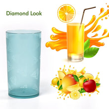 Set of 6 Unbreakable Transparent Plastic Water Glasses (300ml) - justgrabit.in | Just Grab It