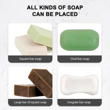 Soap Dish Wall Mounted Soap Dish No - Drilling Soap Holder Self Draining Waterfall Soap Tray Bar Soap Holder for Shower / Bathroom Soap Holder for Shower Adjustable Removable Soap Holder - Justgrabit Inc.