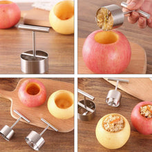 Corer Pear Core Separator Vegetable Core Remover Seeder Cutter Pitter Fruit Hole Remover Coring Tool (1 Pc) - Justgrabit Inc.