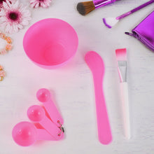4 In 1 Facial DIY Skin Care Mask Mixing Bowl Stick Brush Gauge Spoon (6 Pcs Set) - justgrabit.in | Just Grab It