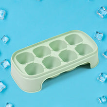 Ice Mold, 8 Grid Food Grade Portable Plastic Ice Tray (1 Pc / 15×8 Cm) - justgrabit.in | Just Grab It