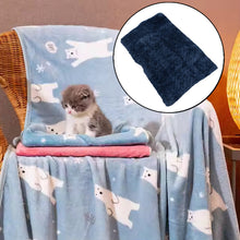 Pet Soft Cat Dog Towel, Warm Sleep Mat (50×37 Cm / 1 Pc / Mix Color & Design) - justgrabit.in | Just Grab It