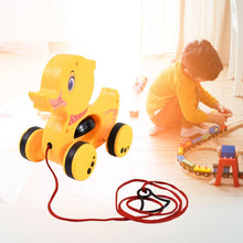 Pull Along Toy with Attractive Design, Developmental Toy for Girl Boy (Duck) - justgrabit.in | Just Grab It