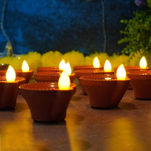 Water Sensor Diyas for Diwali Decoration, Diwali (12 Pcs Set) - justgrabit.in | Just Grab It