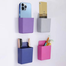Multipurpose Plastic Wall Mounted Remote & Mobile Holder Stand – (Pack of 4) - justgrabit.in | Just Grab It