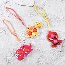 Silicone Push Pop Bubble Fidget Toy Keychain (1 Pc) - Justgrabit Inc.
