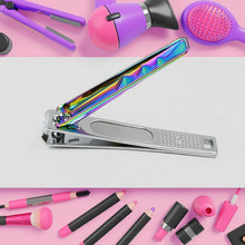 Stainless Steel Folding Portable Large Nail Clippers with Nail File (1 Pc) - justgrabit.in | Just Grab It