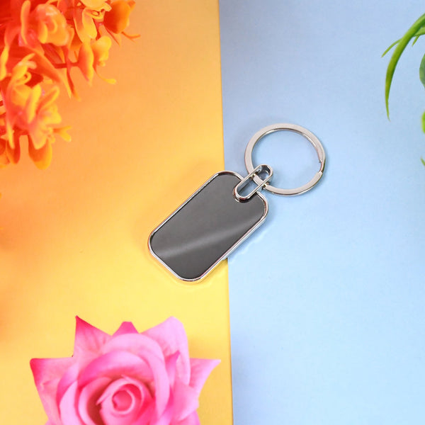 Keyring Metal Keychain Handbag Charm Round Oval Key Rings (1 Pc) - justgrabit.in | Just Grab It