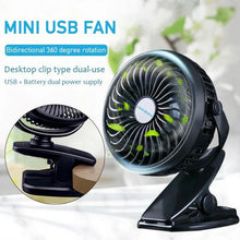 Mini USB Clip Fan widely used in summers for cool down rooms and body purposes.(Battery Not Include) - Justgrabit Inc.