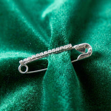 Decorative Silver Finish Safety Pin Brooch Set (12 Pc Set) - justgrabit.in | Just Grab It