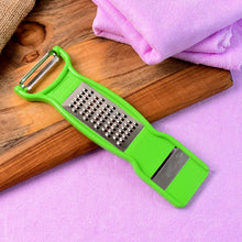 Supermom 3 - in - 1 Multi - Functional Stainless Steel Vegetable & Fruit Peeler (1 Pc) - justgrabit.in | Just Grab It