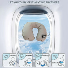 Premium Quality Inflatable Travel Neck Pillow (1 Pc) - Justgrabit Inc.