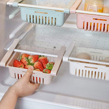 Expandable Adjustable Multipurpose Fridge Storage Basket (1 Pc) - justgrabit.in | Just Grab It