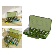Portable Weekly Pill Box Organiser Daily Pill Keeper 21 Grid Container (1 Pc) - justgrabit.in | Just Grab It