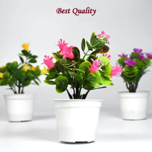 Flower Pot Artificial Decoration Plant | Natural Look & Plastic Material For Home , Hotels , Office & Multiuse Pot - justgrabit.in | Just Grab It