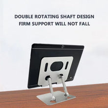 Tablet Stand Metal Alloy Adjustable Bracket, Suitable For tablet Computers for Desk Ergonomic Foldable Metal Tablet Holder/Tablets/Mobile Phones - justgrabit.in | Just Grab It