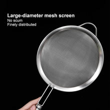 Mesh Sieve Quality Stainless Steel Fine Mesh Strainer with Sturdy Handle and Hook, Ideal for Tea Coffee, Rice, Powder, Fruit Etc Kitchen Food Kitchen Utensil - Justgrabit Inc.