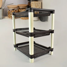 Apex Big Multi use Plastic Storage Rack – 3 - Tier (1 Pc) - Justgrabit Inc.