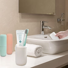 Capsule Shape Travel Toothbrush Toothpaste Case Holder (Multicolor / 3 Pcs Set) - justgrabit.in | Just Grab It