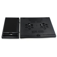Laptop Stand Suitable Portable Foldable Compatible with MacBook Notebook Tablet Tray Desk Table Book with Free Phone Stand - justgrabit.in | Just Grab It