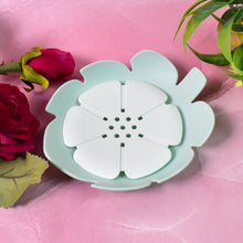 Plastic Flowers Soap Dish Bathroom Accessories Set Shower Gift ,Sabudani (1 Pc) - justgrabit.in | Just Grab It