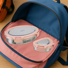Ganesh Classy 2 - Piece Stainless Steel Lunch Box Set - Justgrabit Inc.