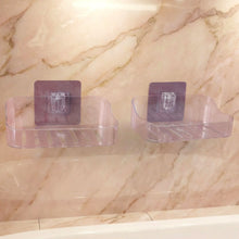 Wall - Mounted Transparent Soap Dish Holder Set - justgrabit.in | Just Grab It