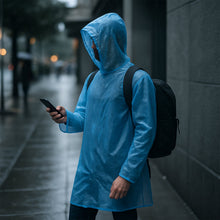 Ultra Lightweight Disposable Raincoat with Hood for Adults (1 Pc) - justgrabit.in | Just Grab It