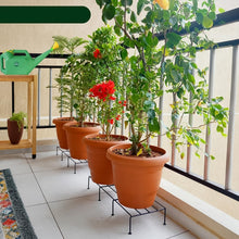 Metal Rectangle Flower plant stand for balcony (60×20 Cm / 2 Pc Set) - justgrabit.in | Just Grab It