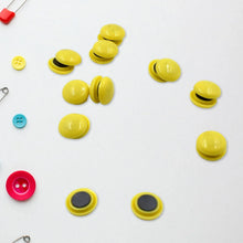 White Board Magnetic Particle Circle 2cm Color Magnetic Nail Household Teaching Magnet Strong Plastic Magnetic Buckle (Pack of 200pc) - justgrabit.in | Just Grab It