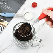 Measuring Cups and Spoons Stackable Set with Silicone Handle(5 Pc Set) - justgrabit.in | Just Grab It