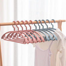Plastic Clothes Hangers, Slim & Durable Space - Saving Hangers (10 Pack) - justgrabit.in | Just Grab It