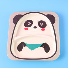 Eco - Friendly Panda - Themed Kids Dinnerware Set (5 Pc) - justgrabit.in | Just Grab It