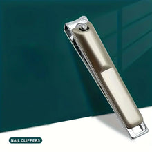 Stainless Steel Folding Portable Large Nail Clippers with Nail File (1 Pc) - justgrabit.in | Just Grab It