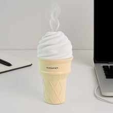 Ice Cream Cone Shape Air Freshener Humidifier (1Pc / Cream Color) - Justgrabit Inc.