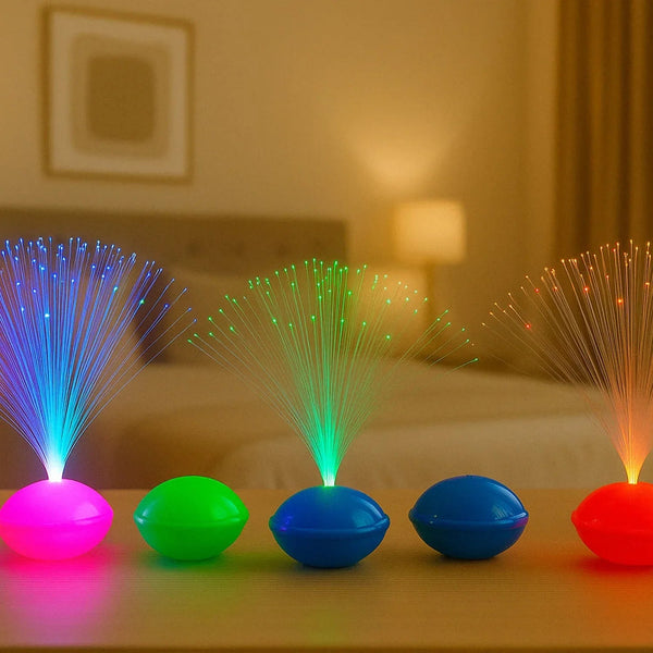 Fiber Optic LED Night Lamps Set (12 Pc) - Justgrabit Inc.