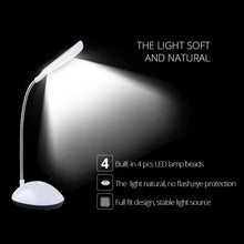 Fashion Wind LED Desk Light, LED Lamps Button Control, Portable Flexible Neck Eye - Caring Table Reading Lights for Reading / Relaxation / Bedtime - justgrabit.in | Just Grab It