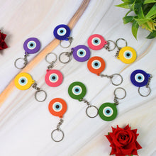 Evil Eye Rubber / Silicone Keychain (12 Pcs Set / Mix Color) - justgrabit.in | Just Grab It