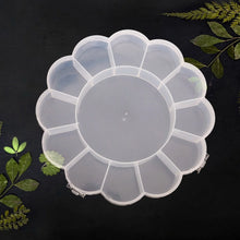 Round Compartment Plastic Storage Box (1 Pc) - Justgrabit Inc.